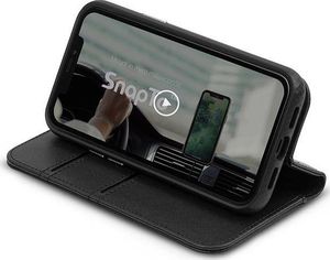 Moshi Etui Moshi Overture 2w1 Apple iPhone 12 mini z kieszeniami na karty + stand up (system SnapTo) (Jet Black) 5