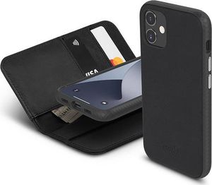 Moshi Etui Moshi Overture 2w1 Apple iPhone 12 mini z kieszeniami na karty + stand up (system SnapTo) (Jet Black) 6