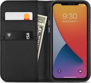 Moshi Etui Moshi Overture 2w1 Apple iPhone 12 Pro Max z kieszeniami na karty + stand up (system SnapTo) (Jet Black) 3