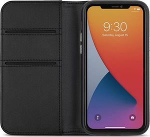 Moshi Etui Moshi Overture 2w1 Apple iPhone 12 Pro Max z kieszeniami na karty + stand up (system SnapTo) (Jet Black) 5