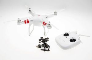 Gimbal DJI Phantom 2 + Gimbal H4-3D 3