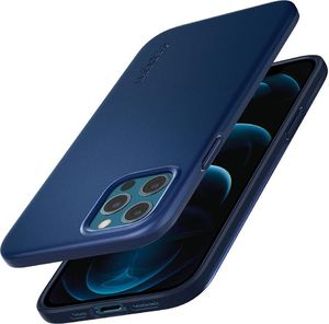 Spigen Etui Spigen Thin Fit Apple iPhone 12/12 Pro Navy Blue 7