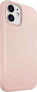 Uniq UNIQ etui Lino Hue Apple iPhone 12 mini różowy/blush pink Antimicrobial 2