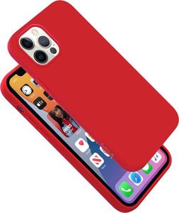 Crong Crong Color Cover - Etui iPhone 12 Pro Max (czerwony) 6