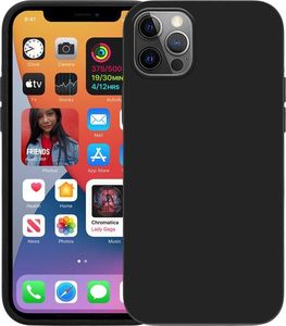 Crong Crong Color Cover - Etui iPhone 12 Pro Max (czarny) 2