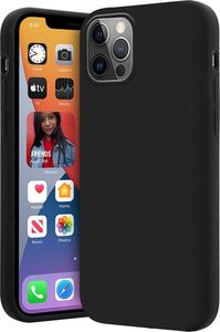 Crong Crong Color Cover - Etui iPhone 12 Pro Max (czarny) 3