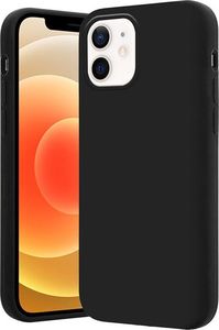 Crong Crong Color Cover - Etui iPhone 12 / iPhone 12 Pro (czarny) 3