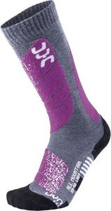 Uyn Skarpety UYN Woman Ski All Mountain Light Grey melange Purple 2021 G944 1