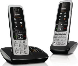 Telefon stacjonarny Gigaset C430A Duo Black (L36852-H2522B101) 2