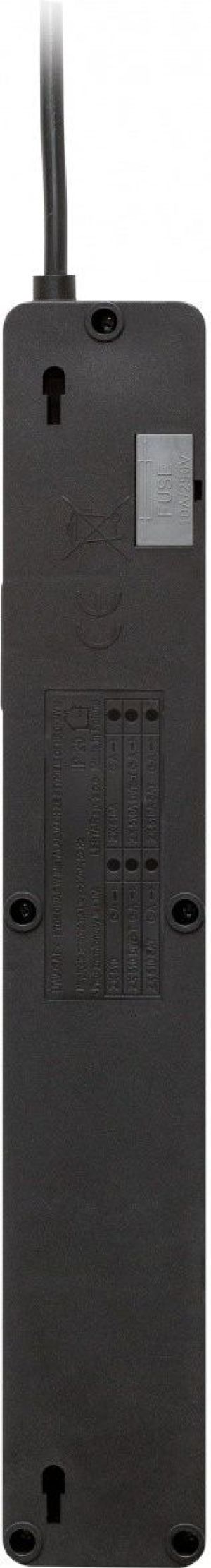 Listwa zasilająca Lestar ZX 510 przeciwprzepięciowa 5 gniazd 1 m czarna 2