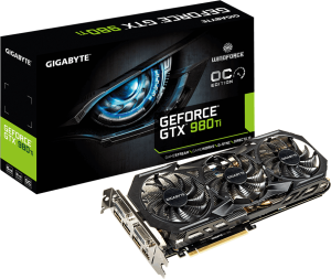 Karta graficzna Gigabyte GeForce GTX 980Ti 6 GB GDDR5 (384 bit) DVI-I, DVI-D, HDMI, 3x DP, BOX (GV-N98TWF3OC-6GD) 1