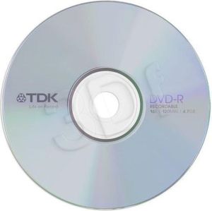 TDK Płyty DVD-R, 4.7 GB, 16X, 100 szt. (T19479) 2