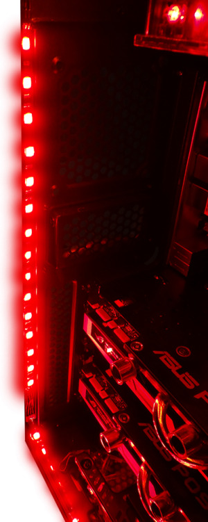 BitFenix Pasek LED Alchemy 2.0 60cm Czerwony (BFA-MAG-60RK30-RP) 4