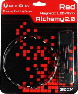 BitFenix Pasek LED Alchemy 2.0 60cm Czerwony (BFA-MAG-60RK30-RP) 9
