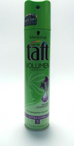 Taft Lakier do włosów VOLUMEN zielony 250 ml 1