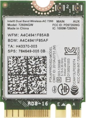 Karta sieciowa Intel Dual Band Wireless-AC 7260 (7260.NGWG.R 936135) 1