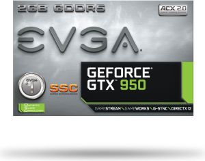 Karta graficzna EVGA GeForce GTX 950 SSC ACX 2.0 2GB GDDR5 (128 bit) HDMI, 3x DP, DVI-I, Box (02G-P4-2957-KR) 8
