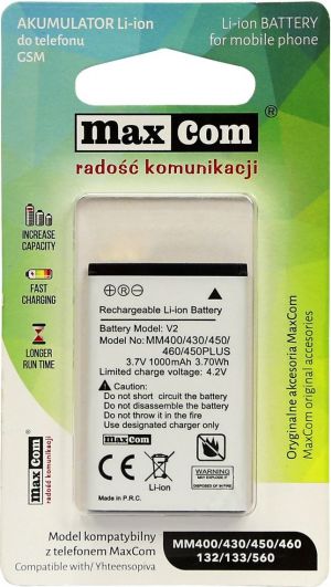 Bateria Maxcom LI-ION (AKUMULATORMAXCOMMM400430) 1