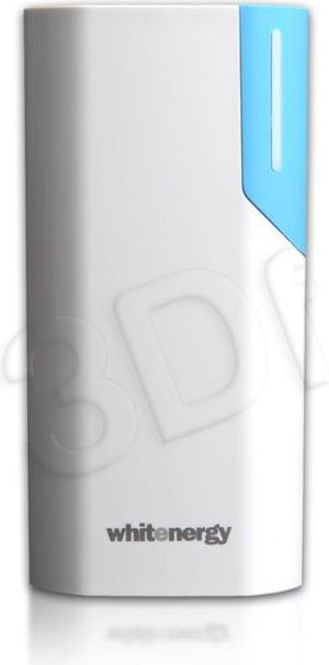 Powerbank Whitenergy 4000 mAh, 1 A, Biało-Niebieski (10117) 3