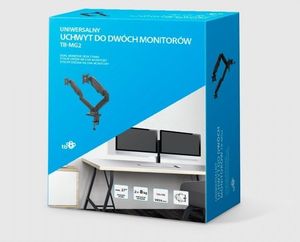 TB Print Uchwyt biurkowy na 2 monitory do 27" (TB-MG2) 2