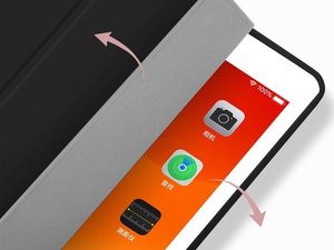 Etui na tablet Alogy Etui Alogy Smart Case do Apple iPad 10.2 2019 7Gen Czarne + Folia + Rysik uniwersalny 4