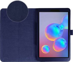 Etui na tablet Alogy Etui obudowa Alogy stojak do Galaxy Tab S6 10.5 T860/T865 Granatowe + Szkło Alogy uniwersalny 4