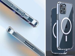 Alogy Etui pancerne Ultra Slim Alogy do ładowarek Qi do iPhone 12/ Pro Przezroczyste uniwersalny 5