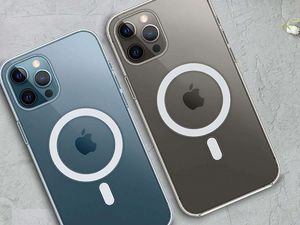 Alogy Etui pancerne Ultra Slim Alogy do ładowarek Qi do iPhone 12/ Pro Przezroczyste uniwersalny 10