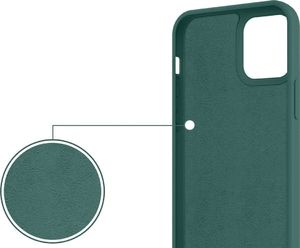 Alogy Etui silikonowe Ring Ultra Slim Alogy do iPhone 12/ 12 Pro 6.1 Zielone uniwersalny 6