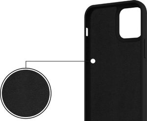 Alogy Etui silikonowe Ring Ultra Slim Alogy do iPhone 12/ 12 Pro 6.1 Czarne uniwersalny 6