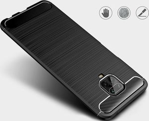 Alogy Etui Alogy Rugged Armor do Xiaomi Redmi Note 9S/ Pro/ Max czarne + Szkło Alogy Full uniwersalny 4