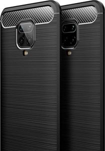 Alogy Etui Alogy Rugged Armor do Xiaomi Redmi Note 9S/ Pro/ Max czarne + Szkło Alogy Full uniwersalny 9