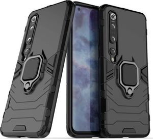 Alogy Etui Alogy Stand Ring Armor do Xiaomi Mi 10/ Mi 10 Pro czarne + Szkło Alogy Full uniwersalny 2