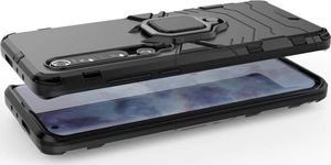 Alogy Etui Alogy Stand Ring Armor do Xiaomi Mi 10/ Mi 10 Pro czarne + Szkło Alogy Full uniwersalny 4