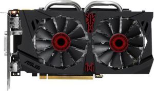 Karta graficzna Asus GeForce GTX 950 STRIX 2GB GDDR5 (128 bit) 2x DVI, HDMI, DP, Box (STRIX-GTX950-DC2OC-2GD5-GAMING) 2