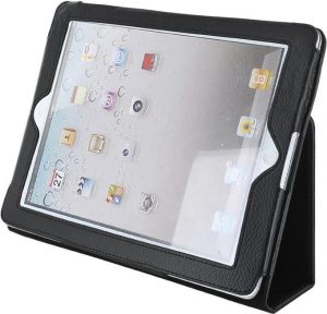 Etui na tablet 4World Zestaw Etui iPad 3 Czarne + Kabel 1m Czerwony + Czyścik - 10190 3