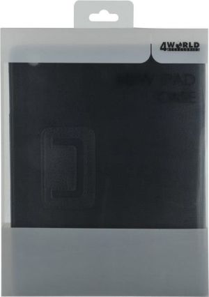 Etui na tablet 4World Zestaw Etui iPad 3 Czarne + Kabel 1m Czerwony + Czyścik - 10190 7