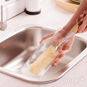 York Bambusowa Szczotka do Mycia Butelek Słoików Przyborów Kuchennych York uniwersalny 2