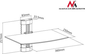 Maclean Uchwyt do DVD MC-663 9