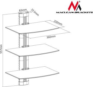 Maclean Uchwyt do DVD MC-664 6