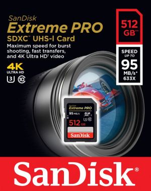 Karta SanDisk Extreme Pro SDXC 512 GB Class 10 UHS-I/U3  (SDSDXPA-512G-G46) 4