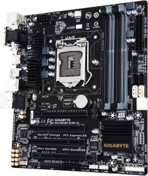 Płyta główna Gigabyte GA-B85M-D3H-A, B85, DualDDR3-1600, SATA3, HDMI, DVI, D-Sub, mATX 3
