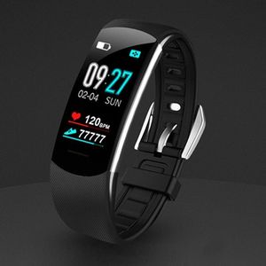 Smartband Rubicon RNCE59 Czarny + Różowy Pasek 5
