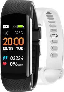 Smartband Rubicon RNCE59 Czarny + Biały Pasek 1