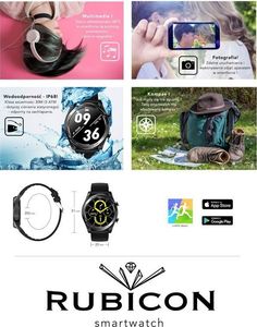 Smartwatch Rubicon ZR612A Czarny  (15350-uniw) 12