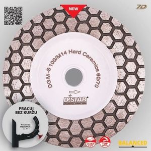 Di-Star Tarcza diamentowa Hard Ceramics 60 DGM-S 100/M14 4