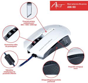 Mysz Art MYART AM-90 8