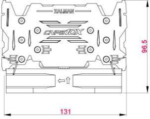 Chłodzenie CPU Zalman CNPS10X Performa + 9