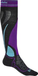 Bridgedale Skarpety narciarskie Bridgedale Ski Midweight Merino P - graph./purple 41 - 43 1