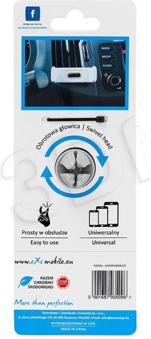 eXc  Uchwyt zaciskowy do samochodu Air 2